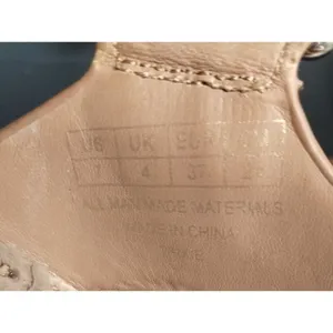 Sam Edelman Women's Tan Shoes/ Sandals with a Metallic Heel Size 7 SKU 2148 thumbnail 5
