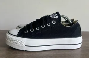 Converse Chuck Taylor All Star Lift Ox Black / White Women's Shoe Size 7.5 thumbnail 4