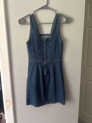 Love, Fire Denim dress thumbnail 2