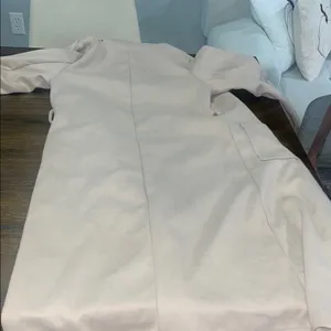 SHEIN Cream Long Coat thumbnail 5