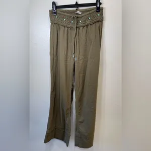 Intimately Free‎ People NWOT Sweet As Roses Lounge Set Olive green Size XS thumbnail 11