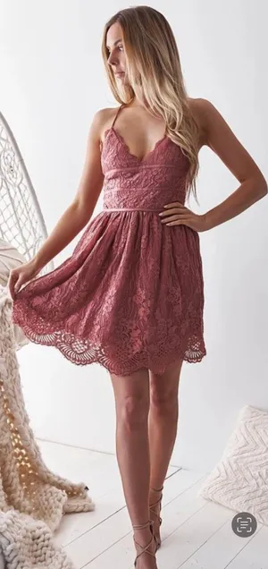 Perfect Wedding Guest Dress Pink Size M thumbnail 1