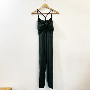 Splits59 Womens Sleeveless Airweight Jumpsuit in‎ Military Green Size Small thumbnail 7