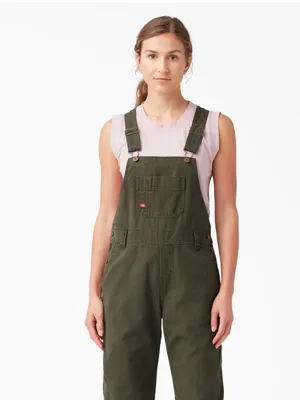 NWT Overalls Dickies Relaxed Fit Bib Overalls, FB206 Rinsed Moss Green 2XL thumbnail 4