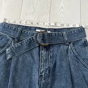 Free People Jade Belted Denim Skirt thumbnail 5