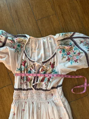 Anthropologie Somerset Puff Sleeve Dress- size Small thumbnail 3
