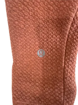 Lululemon Women’s Brown Waffle Top Long Sleeve Hoodie Pullover Size XS thumbnail 8