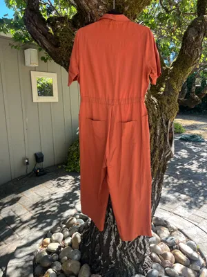 Marine Layer Joni Jumpsuit in Baked Clay thumbnail 2