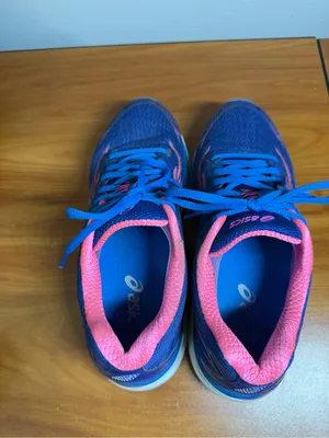 Asics‎ Gel Ziruss Women’s Running Shoes Blue Pink Comfort Athletic Size 9 T7J6N thumbnail 8