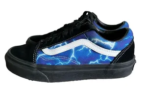 Vans Unisex Old Skool Skate Shoe Black Lightning Size 6.5 or 5 #961 thumbnail 1