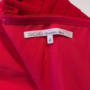 Rachel Roy RSVP Lipstick Red Pleated Strapless Mini Dress Size 8‎ thumbnail 4
