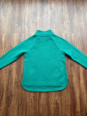 NWT Talbots Women’s Lush Green Fleece Mockneck Pullover Sweater - Size SP thumbnail 4
