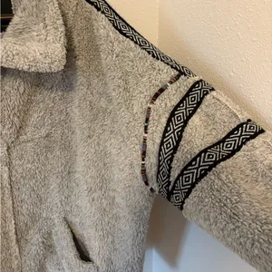 STS Ranchwear Gray Fleece Pullover Jacket Size L thumbnail 3