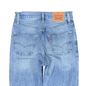 Levi’s ’94 Baggy Destructed Jeans Light Wash High Rise Straight Leg Size 25 x 31 thumbnail 5