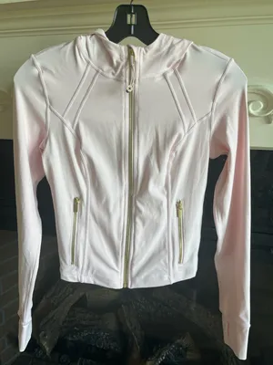 Ballerina Pink Women’s Zip-Up Hooded Jacket New thumbnail 9