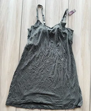 Adore Me The Suzie Slip Grey Medium NWT IN PACKAGE thumbnail 1