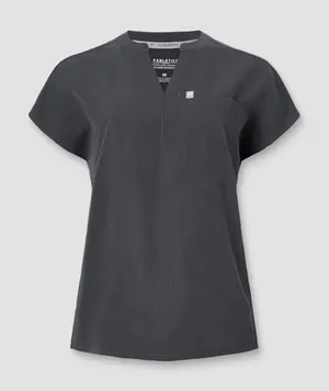 Fabletics Women's Evolve 3-Pocket Scrub Top with an Oversized Fit - MotionTech, 4-Way Stretch, Wrinkle-Resist, Anti-Shrink thumbnail 1
