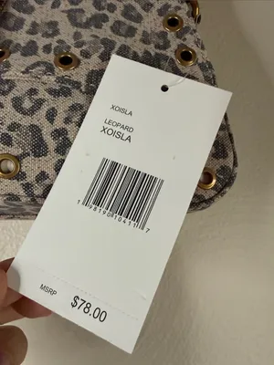 NWT Betsey Johnson XOISLA Leopard Grommet Shoulder Bag thumbnail 2