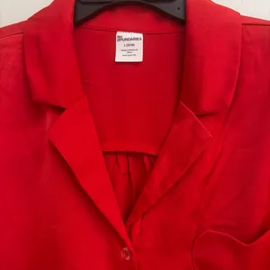 No boundaries New! Red Satin Heart Pocket Women's Pajama Set size L thumbnail 3