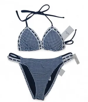 Hollister Bikini Set Crochet Trim thumbnail 1