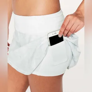 Lululemon Pace Rival Skirt (Regular) No Panels Eternal Wave White Size 4 thumbnail 4