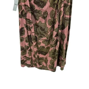Free People‎ Bring It Back Printed Cut-Out Bodycon Dress Mauve Pink Size XS thumbnail 9