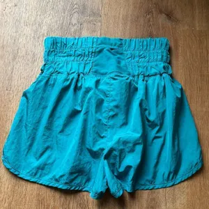 Free People FP Movement The Way Home Blue Athletic Shorts Women’s Medium thumbnail 3