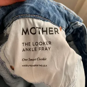 Mother Denim The Looker Ankle Fray Jean One Smart Cookie Blue Womens Size 26 thumbnail 16