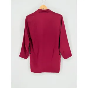 Ann‎ Taylor Blazer Women 10 Magenta Pink Vintage Single Button Lined 80s 90s thumbnail 4