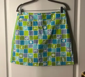 Lilly Pulitzer Via Blue Perfect blue‎ green turtle white tag size 8 thumbnail 1