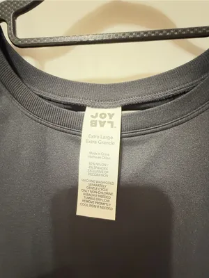 Joylab Women’s Black Cropped Cut Out Baby T-Shirt size XL-NWT thumbnail 8
