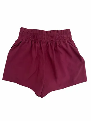 Free People Movement Next Round Athletic Shorts XS Pockets Berry thumbnail 5
