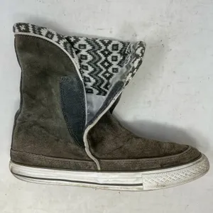 Converse Beverly Suede High Top Boots Knit Lining Womens Size 9 thumbnail 8