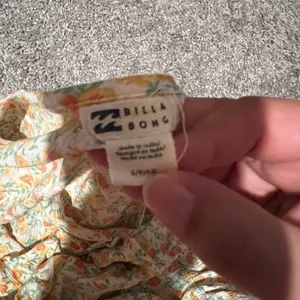 BillaBong Yellow‎ Floral Print Short Sleeve Mini Wrap Dress size S thumbnail 10