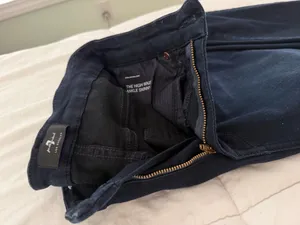 7 For All Mankind Dark Skinny Jeans thumbnail 4
