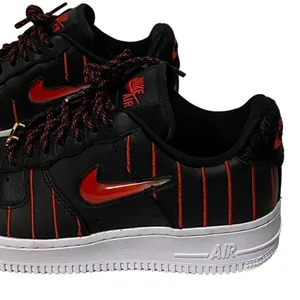 Nike Air Force 1 Jewel QS Chicago All-Star Pinstripes Black Red thumbnail 6