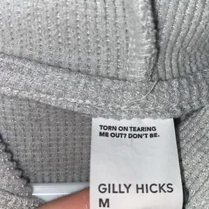 Gilly Hicks size M Cozy Waffle Knit Crop Hoodie thumbnail 3