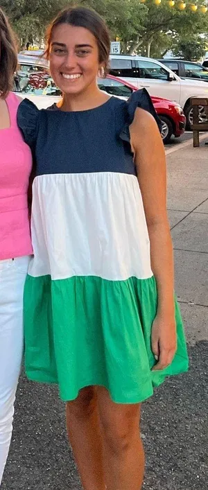 TCEC Striped dress thumbnail 1