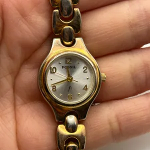 Fossil F2 Gold Silver Stainless Steel Women’s Watch, 22mm thumbnail 6