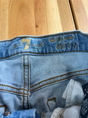 7 For All Mankind High Waist Skinny Jeans Women’s 25 Light Wash thumbnail 7