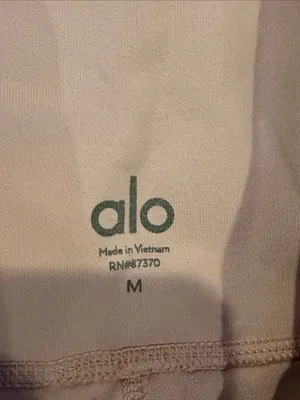 Alo Yoga Pink High Waist Leggings Thick Material Women’s Medium thumbnail 4