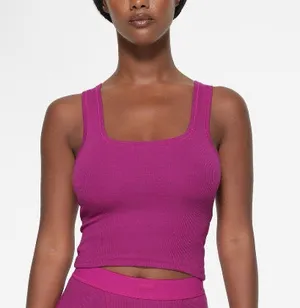 SKIMS Cotton Rib Tank Top M thumbnail 1