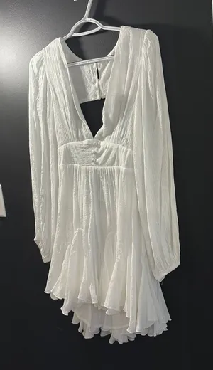 Fortunate One Dress White thumbnail 1