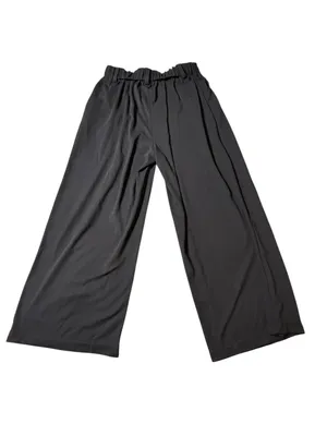Halara High Waisted Wide Leg Pleated Trouser Pants Black Size Large L Flowy thumbnail 4