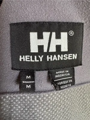 Helly Hansen women’s Y2K vintage colorblock Light Gray and Slate Jacket medium thumbnail 14