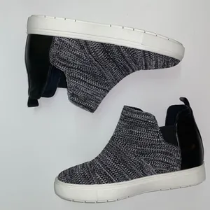 Flyknit Slip-On Black Wedge Sneakers A17‎ thumbnail 2