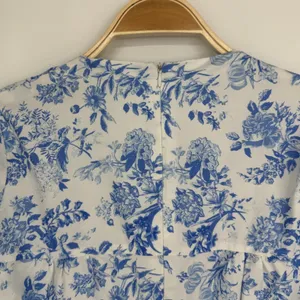 Tuckernuck Ginger Dress Medium Blue Floral Toile Maxi Coastal Grandmother Preppy thumbnail 11