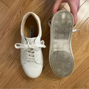 Steve Madden Toliver Sneaker, White, Size 7.5, EUC thumbnail 12