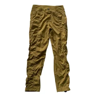 Prana Koen Pant Womens Small Short Khaki Ruched Hiking Outdoor Gorpcore thumbnail 3