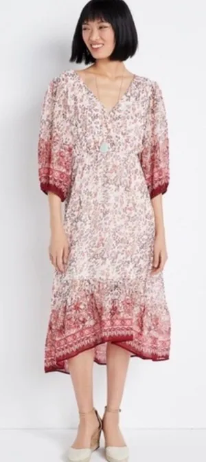 Maurice’s Floral Hi-Low Maxi Dress thumbnail 1